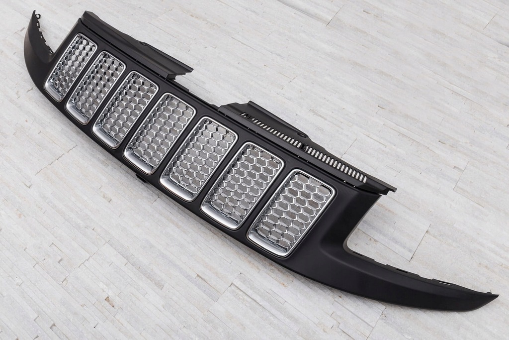 фото №9, Jeep grand cherokee wk2 14-17 kompletny бампер передний + решётка радиатора 1wl27tzzac