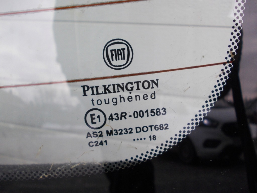 фото №13, Крышка багажника багажника задняя fiat 500 стекло 2018