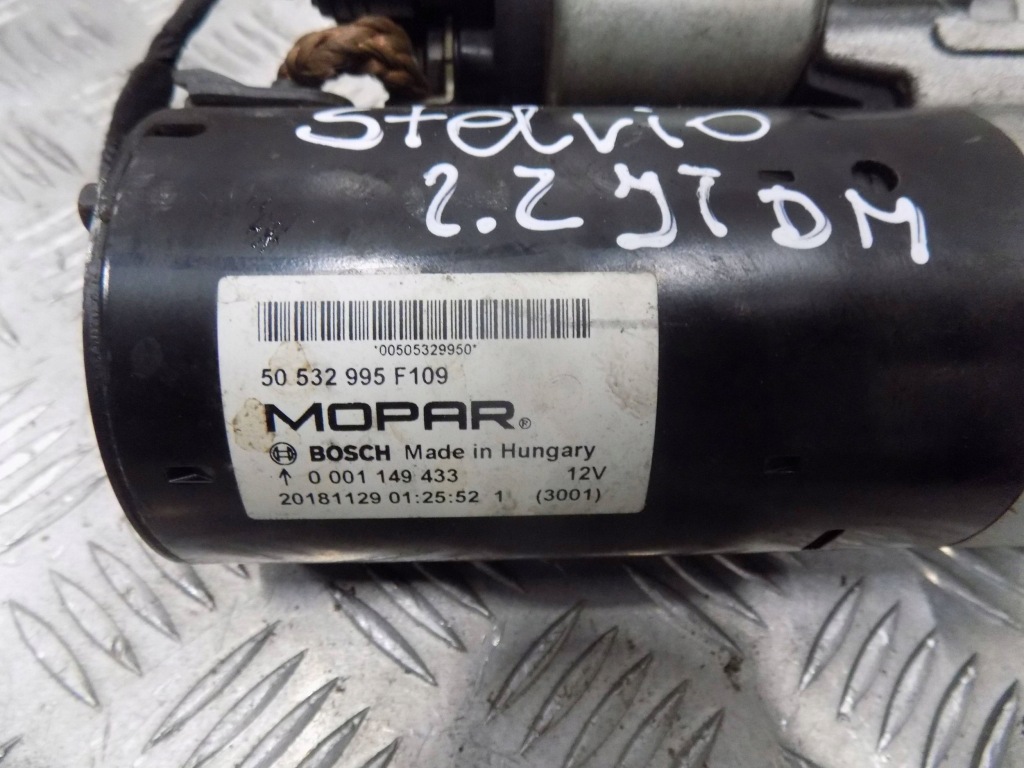 Alfa romeo stelvio 2017- стартер оригінал Ціна