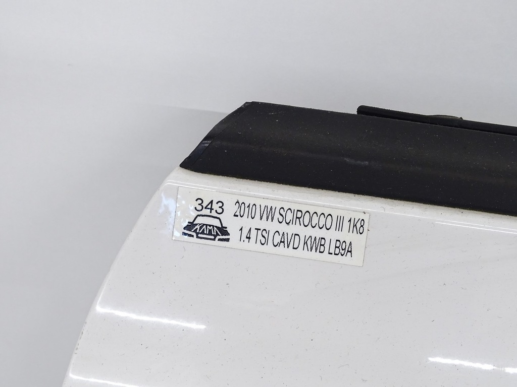 фото №10, Двері праве правий перед передні vw scirocco iii 1k8 білий lb9a