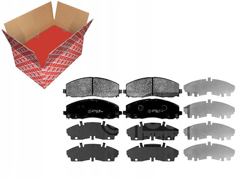 фото №1, Febi bilstein 116061 набір гальмівних колодок гальмівних, гальма дискові