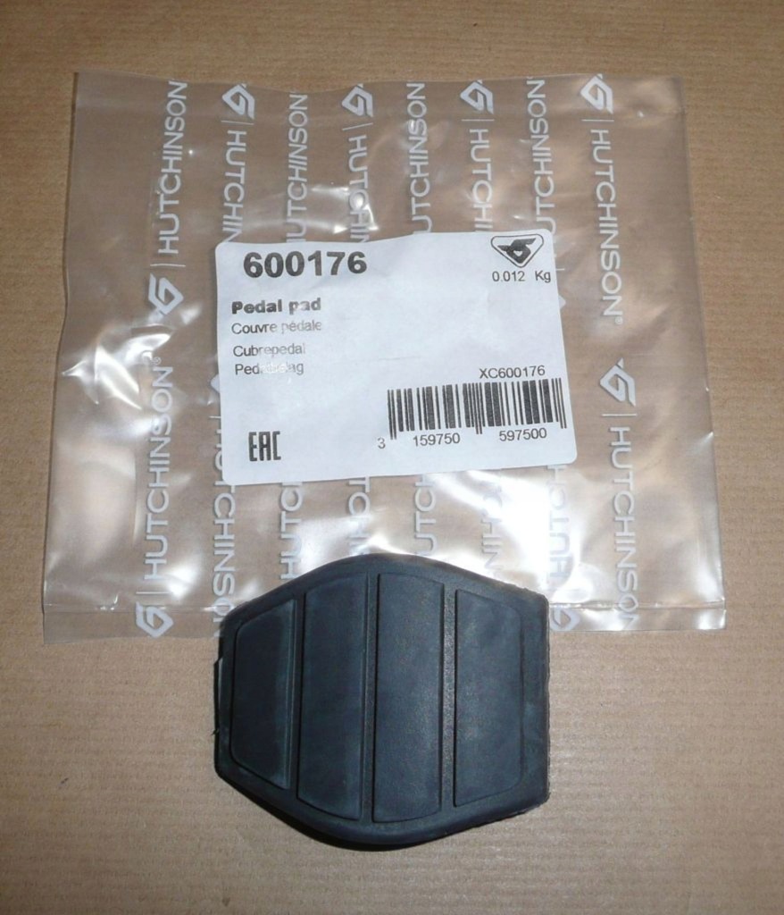 фото №1, Накладка педали renault накладка na педаль, педаль тормоза 600176 hutchinson