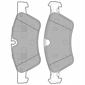 фото №1, Гальмівні колодки гальмівні delphi lp2125