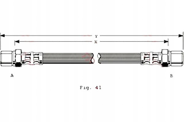 фото №1, Trw шланг тормозной elast. ford fiesta fiesta ii