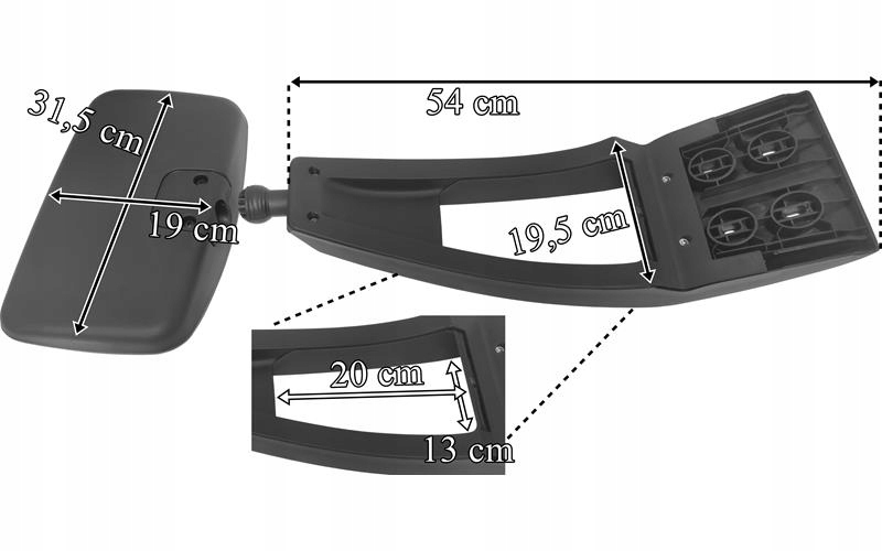 фото №2, Volvo fl fe daf lf renault midlum дзеркало передні 1701288 20849837 74208498