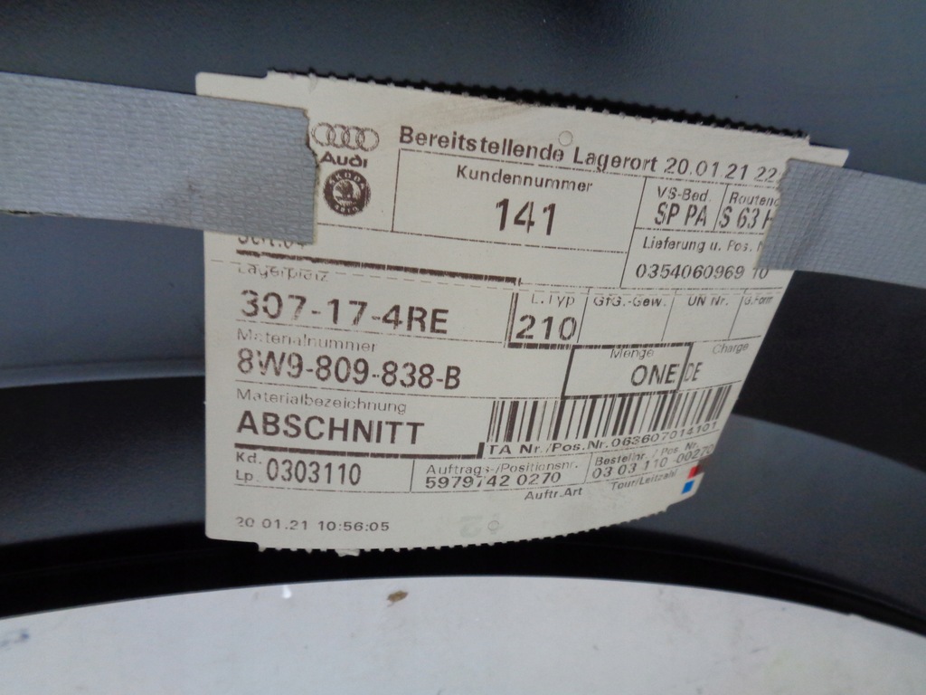 фото №6, Крыло правый задний audi rs4 b9 8w 8w0 kombi nr 43932