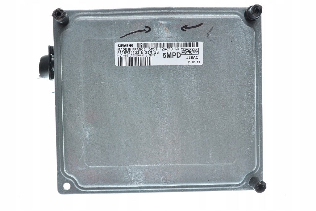 фото №1, Бортовий комп'ютер focus ii 1.4 s118934103d 5m51-12a650-gd