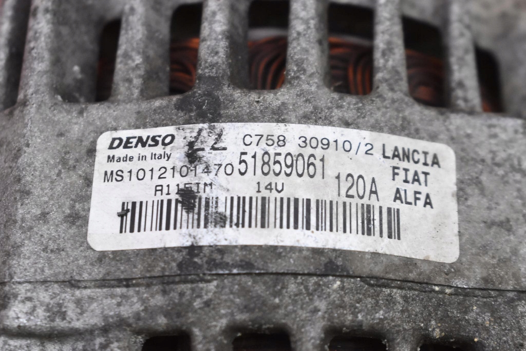 Генератор 51859061 alfa romeo mito 955 1.4 multiair 105 km 08-13 с Разборки