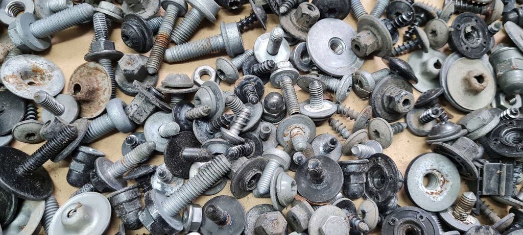 фото №6, A6 c8 4k болты винтики гайки крыльев бампер перед lz7s a7 4k