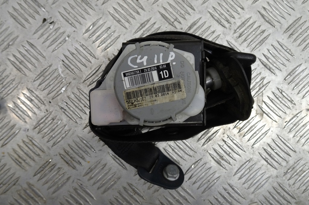 фото №4, Citroen c4 ii b7 pas ремені безпеки перед