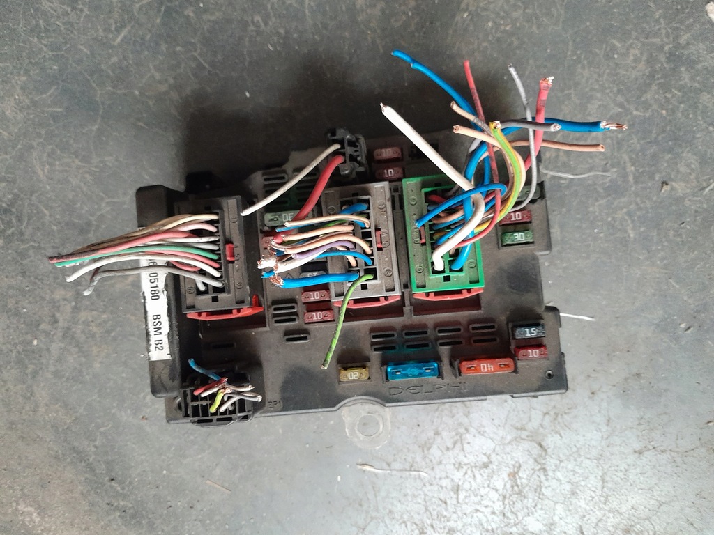 фото №1, Peugeot citroen коробка модуль bsm 9646405180 b2