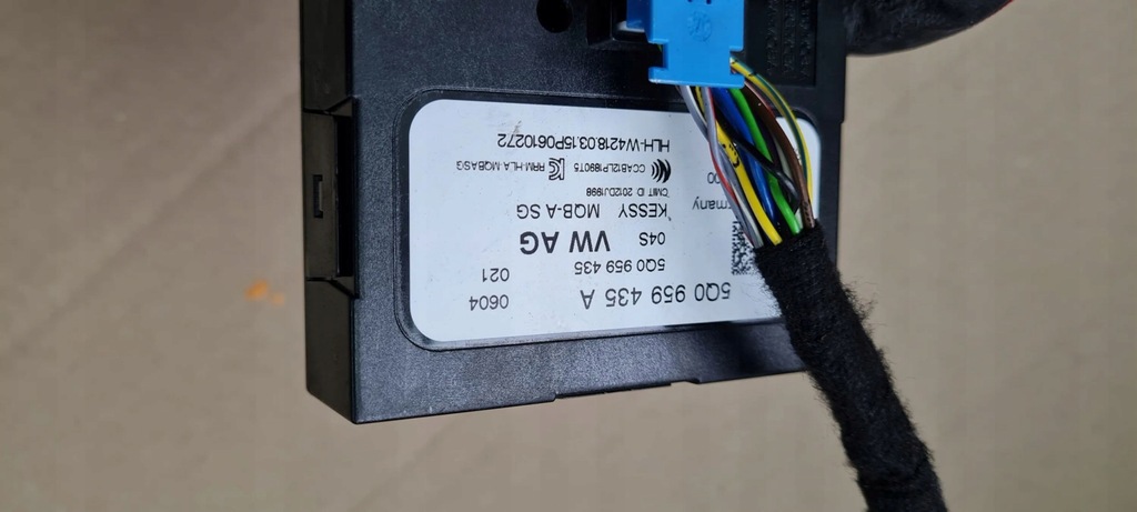 фото №6, S3 8v sedan a3 модуль блок управления kessy 5q0959435a