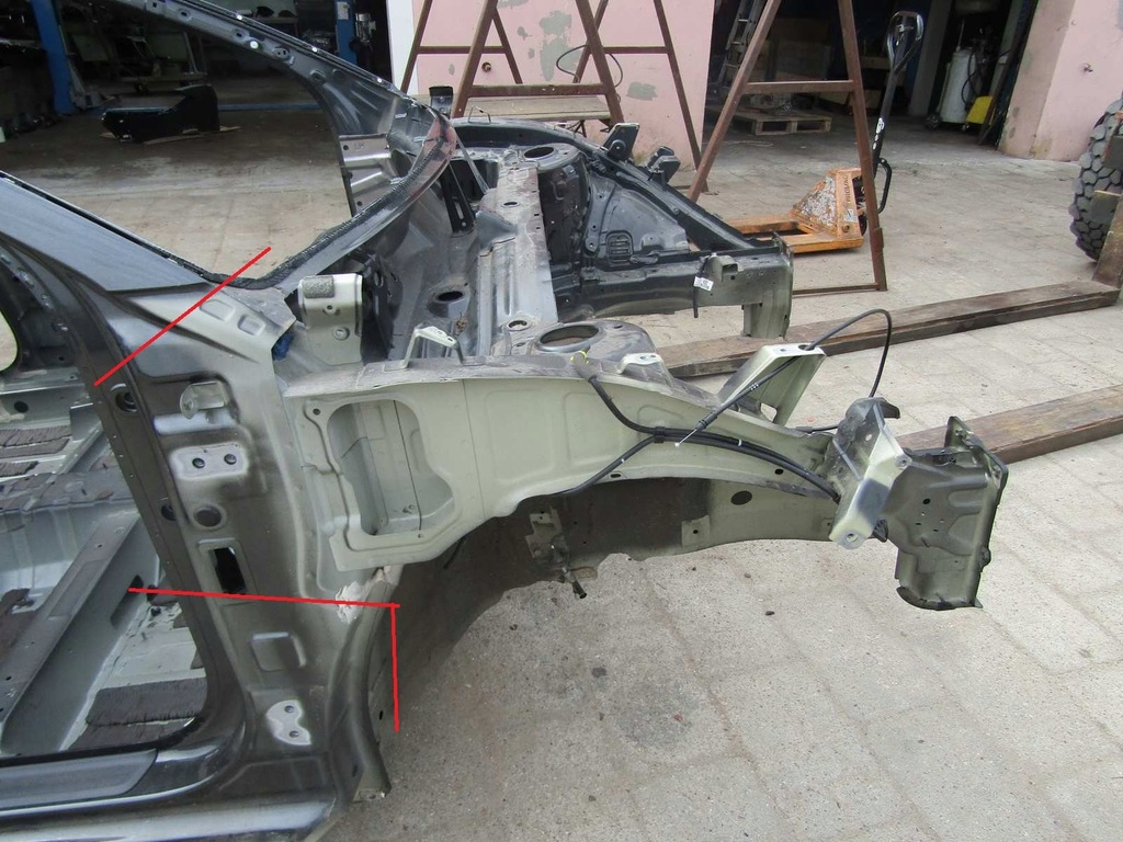 фото №1, Niro ii 24r лонжерон правая четверть перед передняя правый agt