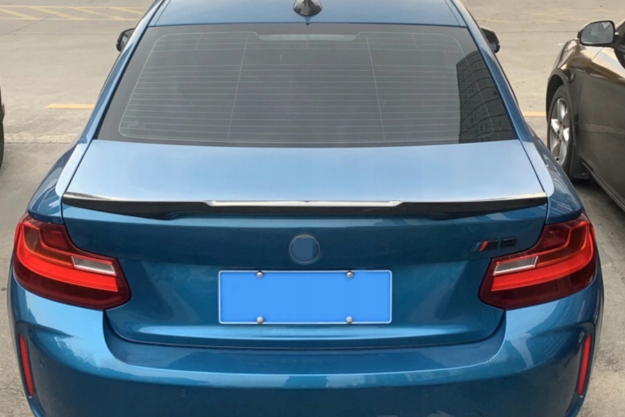 фото №6, Bmw 2 f22 f87 2014+ спойлер спойлер abs глянцевый black