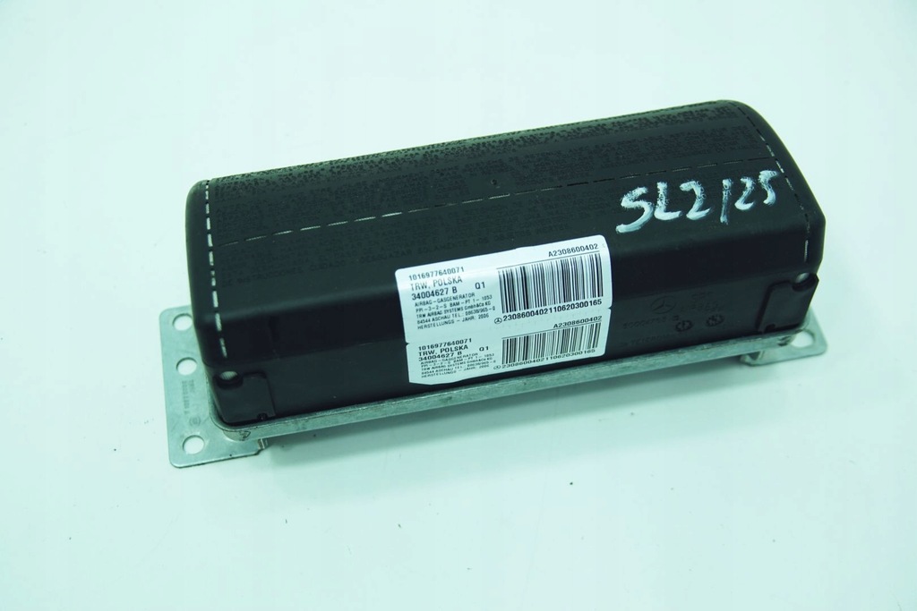 фото №1, Подушка безопасности подушка пассажира оригинальный номер - mercedes sl r230 06r