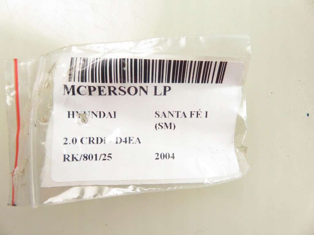 фото №8, Mcperson левый передний hyundai santa fé i 2.0 crdi 614024jp