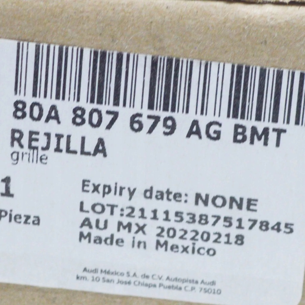 фото №8, Audi q5 fy передняя часть бампер left решётка 80a807679agbmt