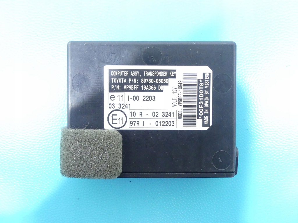 фото №11, Бортовий комп'ютер набір toyota avensis iii t27 2.2 d4d