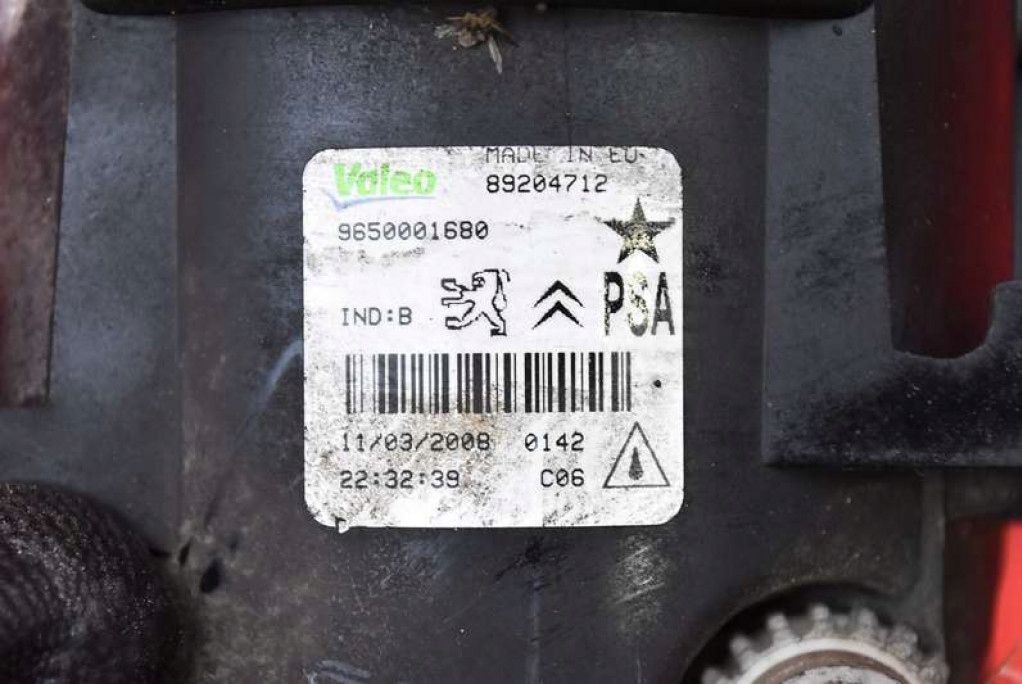 фото №8, Противотуманная фара правый перед передний 9650001680 peugeot 207 06-09