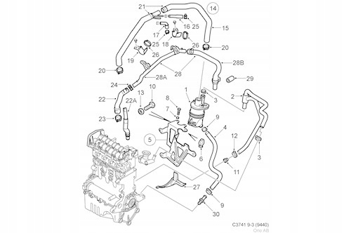 фото №8, Труба wąż вентиляція картера повітря турбіни saab 9-3 1.9ttid 180km 55567272