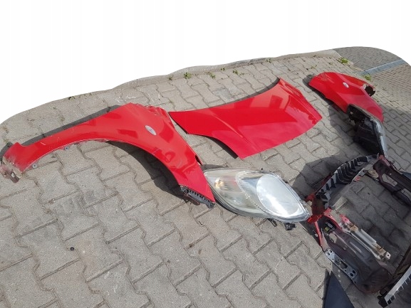 фото №6, Toyota yaris ii lift 10r 3po перед kompletny капот бампер