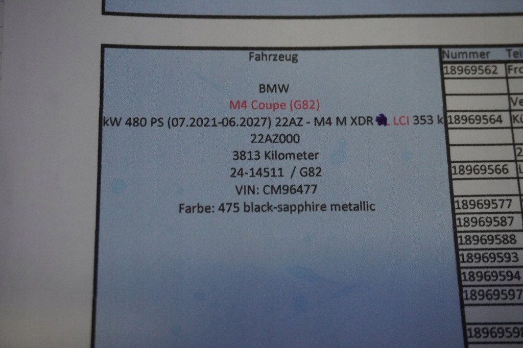 фото №13, Капот pas лампы бампер bmw m4 g82 g83 lci-lift 475