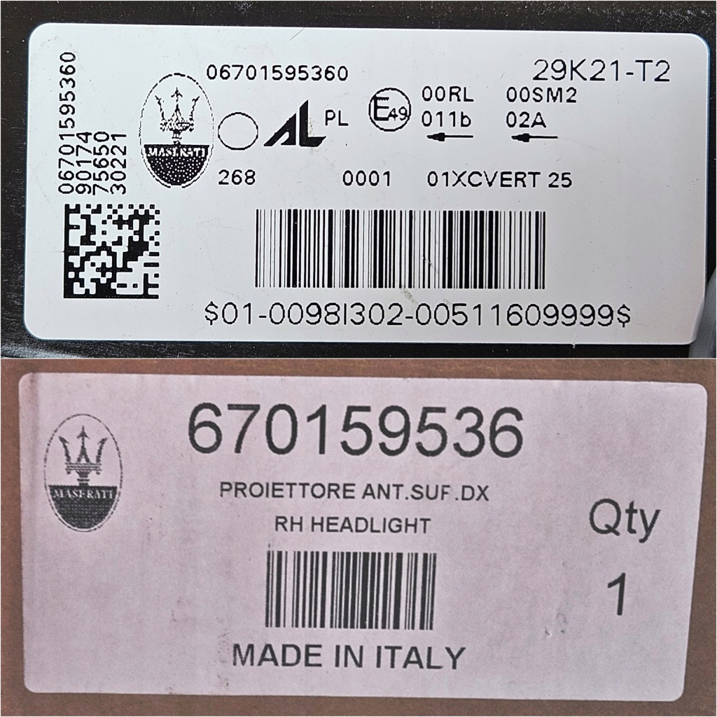 Правий фара перед maserati levante 1 рестайлінг  trofeo full led 670159536 ідеальний стан Київ