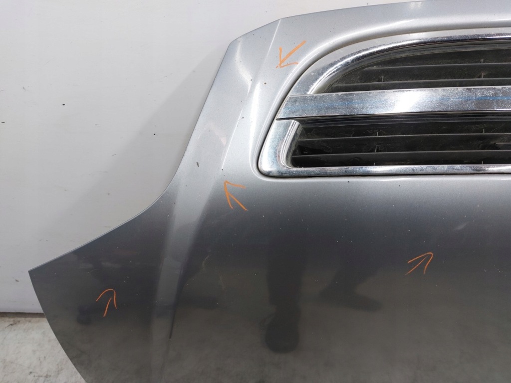 Купить Капот крышка решётка  opel zafira a 2003-2005 рестайлинг  серебристый