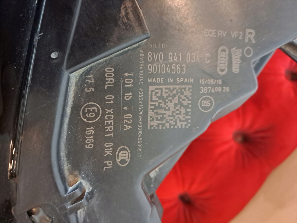 фото №5, Audi a3 lift full led лампа правая перед