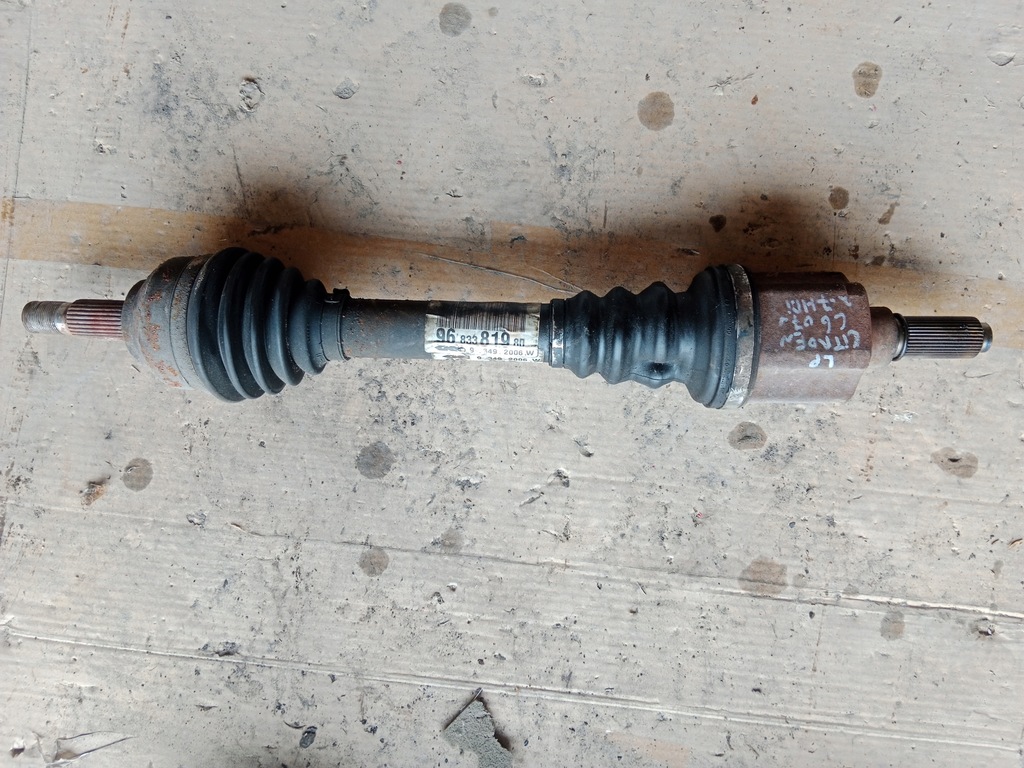 фото №1, Привідний вал лівий перед citroen c6 2.7 hdi 9683381980
