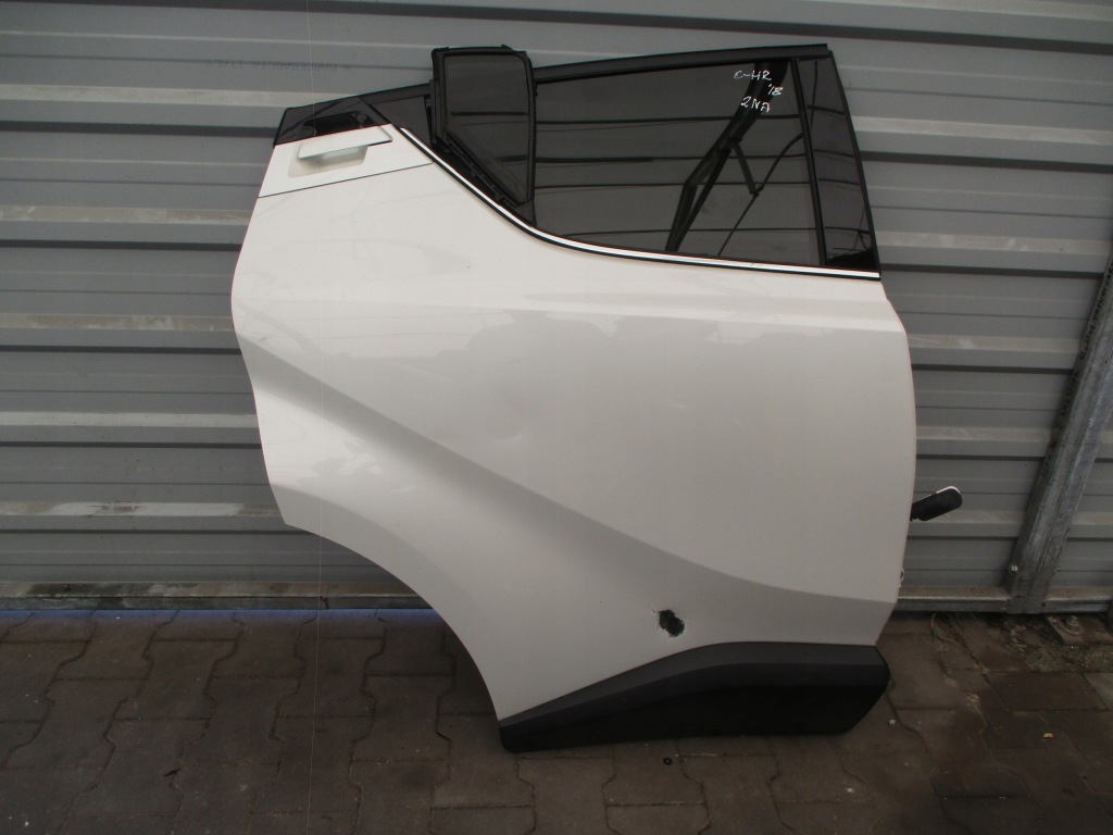 фото №1, Toyota chr c-hr дверь правый задняя задние белый перламутр 2na