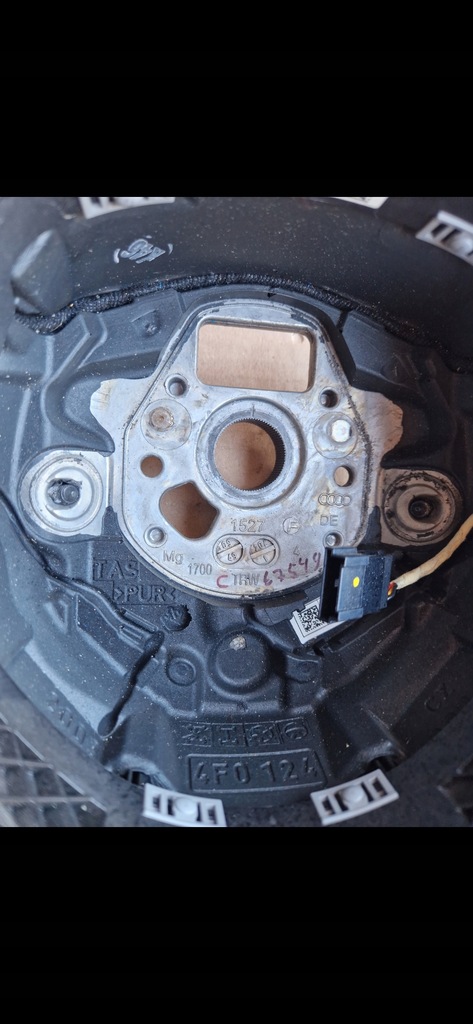 фото №10, Audi a4 b8 воздуховод кожа кожаный 8k0419091 многофункциональный