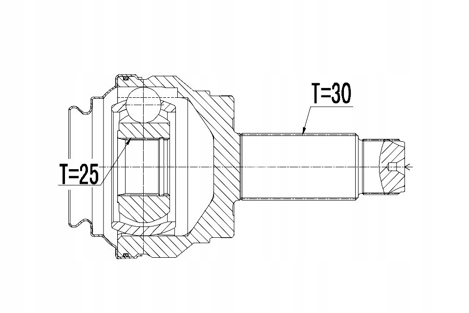 фото №1, Nty шарнір зовнішній - bmw x5/x6 06- /задня/