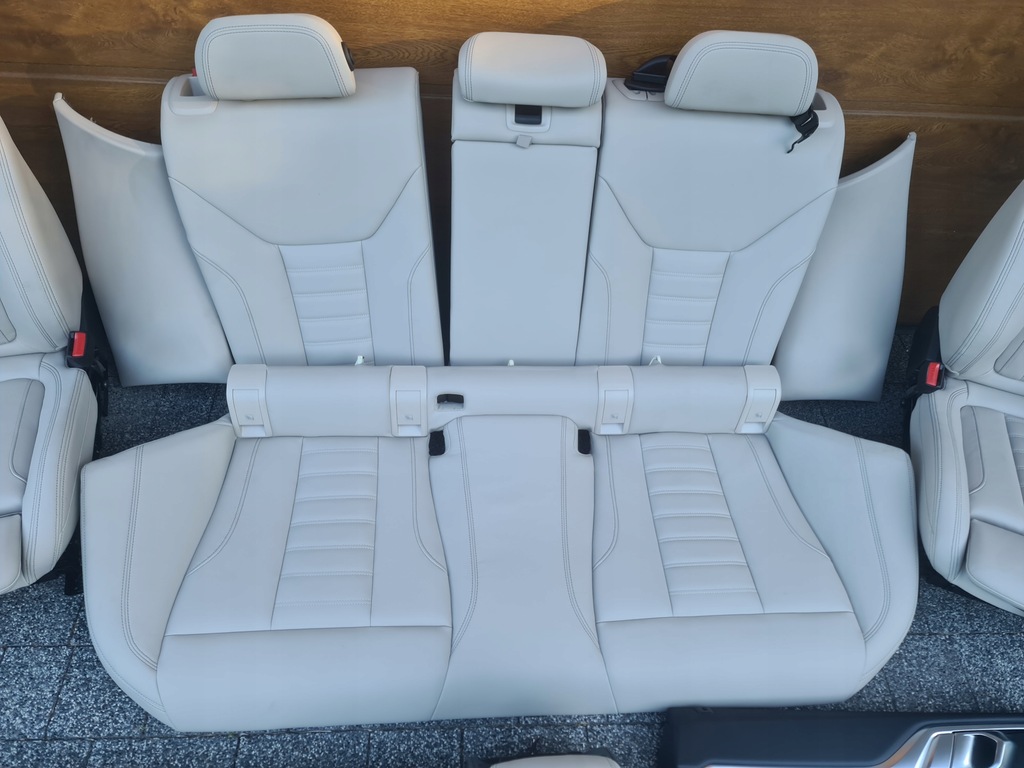 фото №7, Bmw g26 i4 комплект сидінь сидіння шкіра vernasca / oyster dekorsteppung