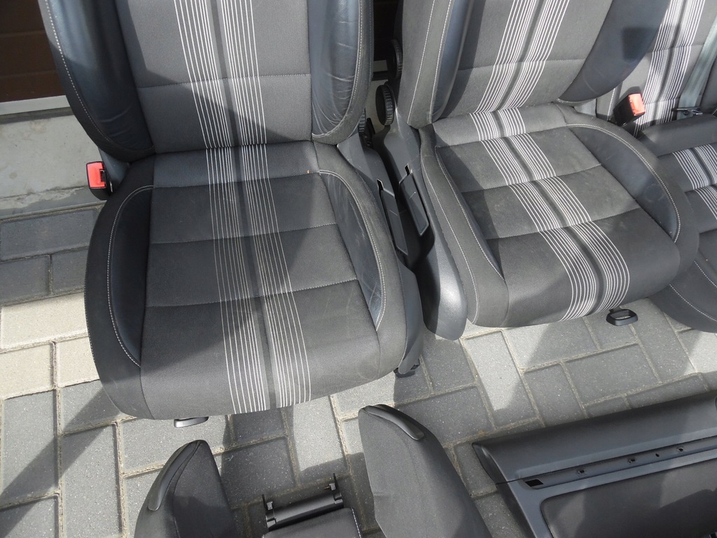 фото №5, Vw golf vi kombi сидіння обшивки заднє сидіння середина match europa підігрів