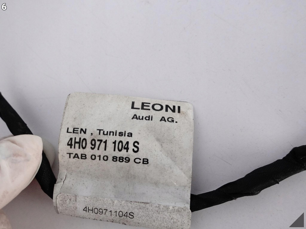 фото №7, Audi a8 4h0 d4 lift 13-17 электропроводка жгут + 4 датчики pdc бампер задняя