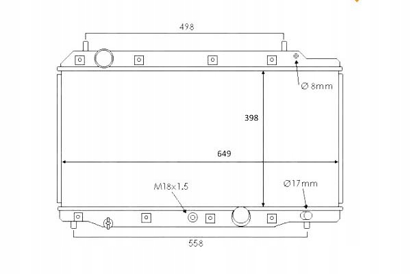 фото №1, Радіатор honda cr-v fr-v 2,2 i-cdti 05- nrf