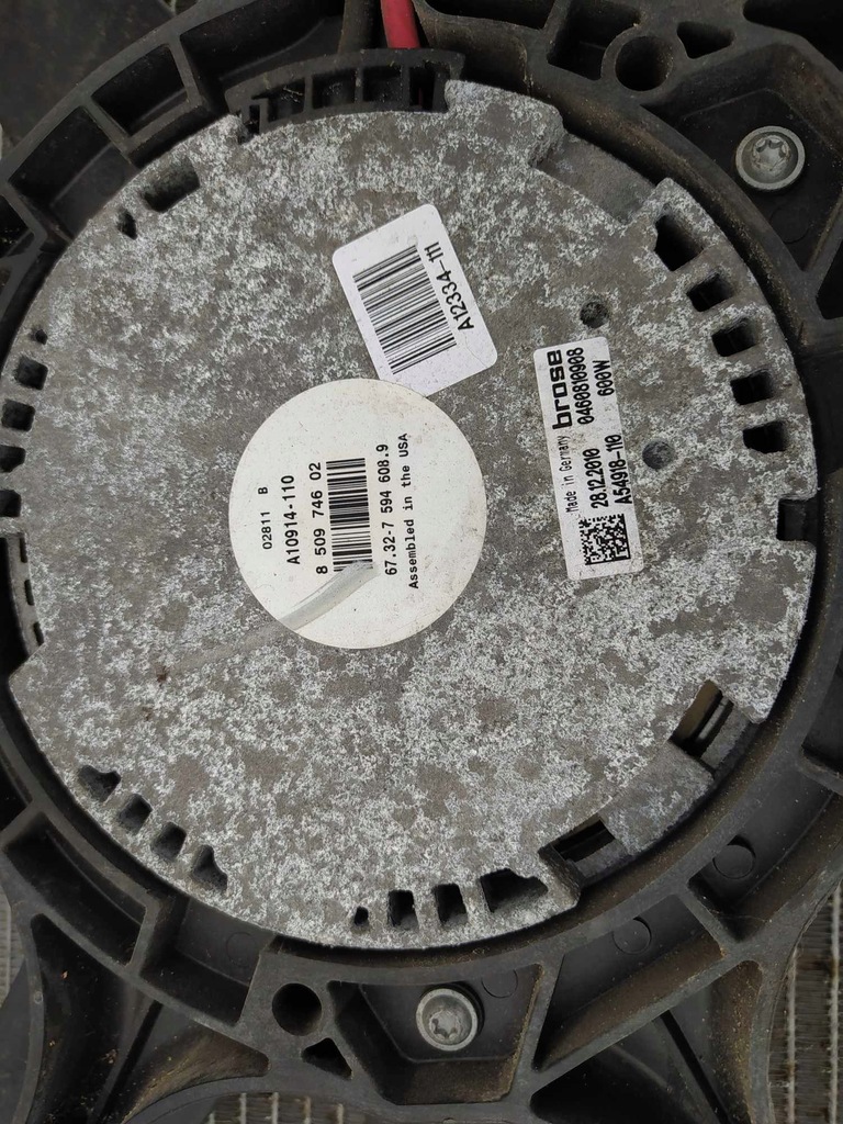 фото №7, Bmw x5 e70 3.0d комплект радіатор вентилятор радіатора wody 7594608 7809321