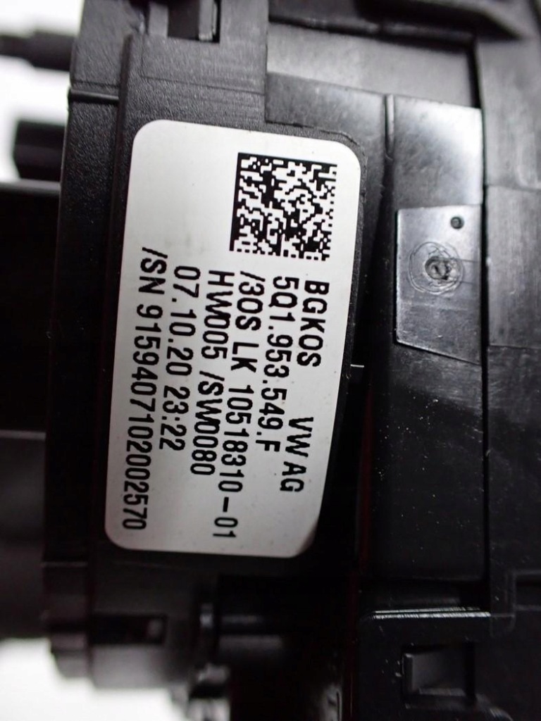 фото №9, Важіль перемикач стрічка комбінований 5q1953507ga seat leon iv kl 5f 20r