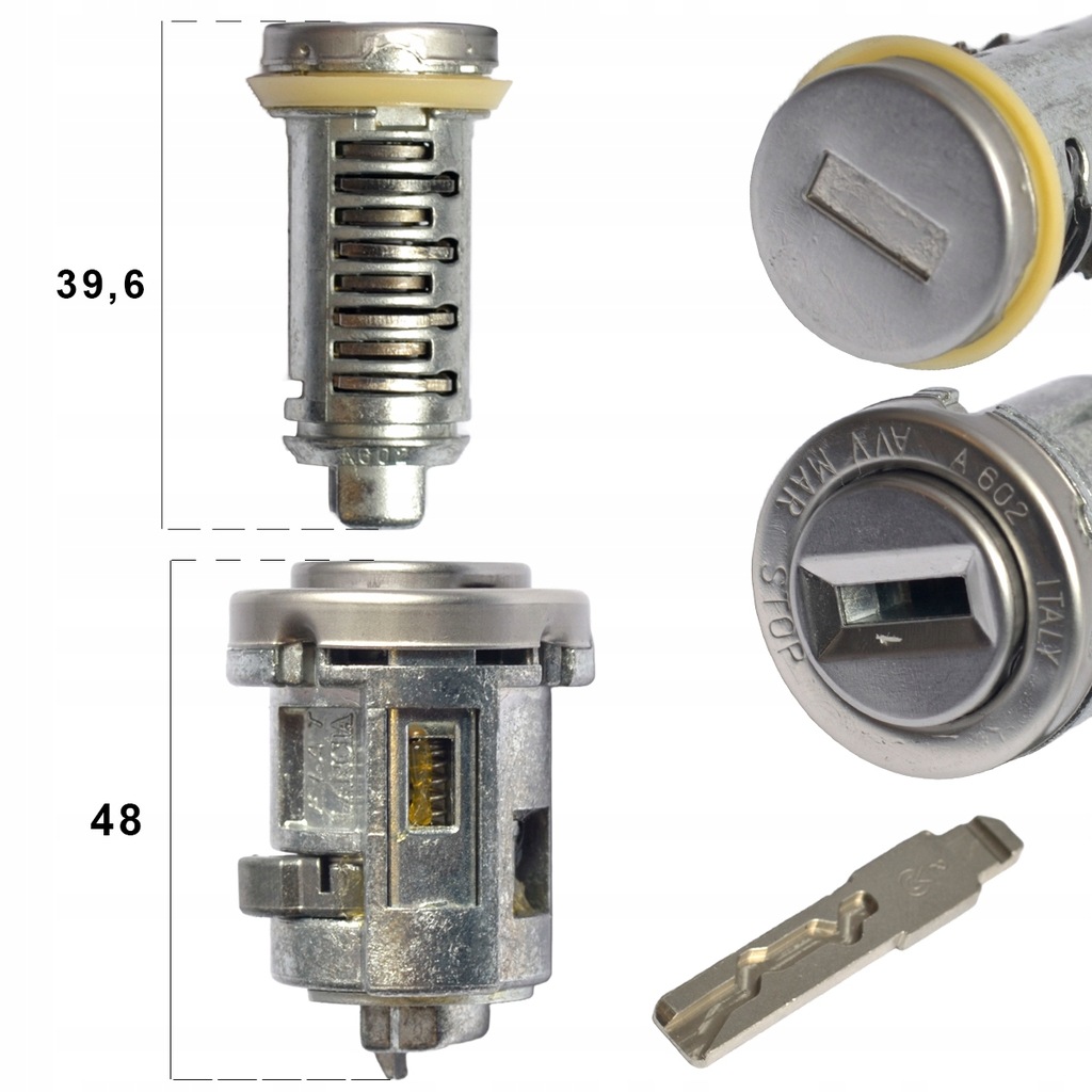 фото №1, Замок автомобільний do alfa rometo mito вкладка замка запалювання + вкладка двері
