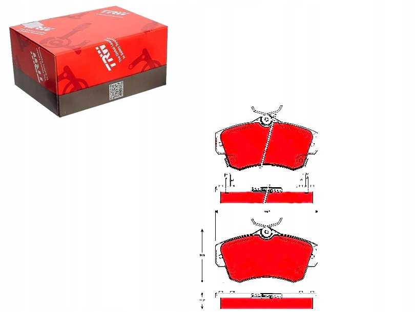 фото №1, Тормозные колодки тормозные chrysler перед pt cruiser 1,6-2,4