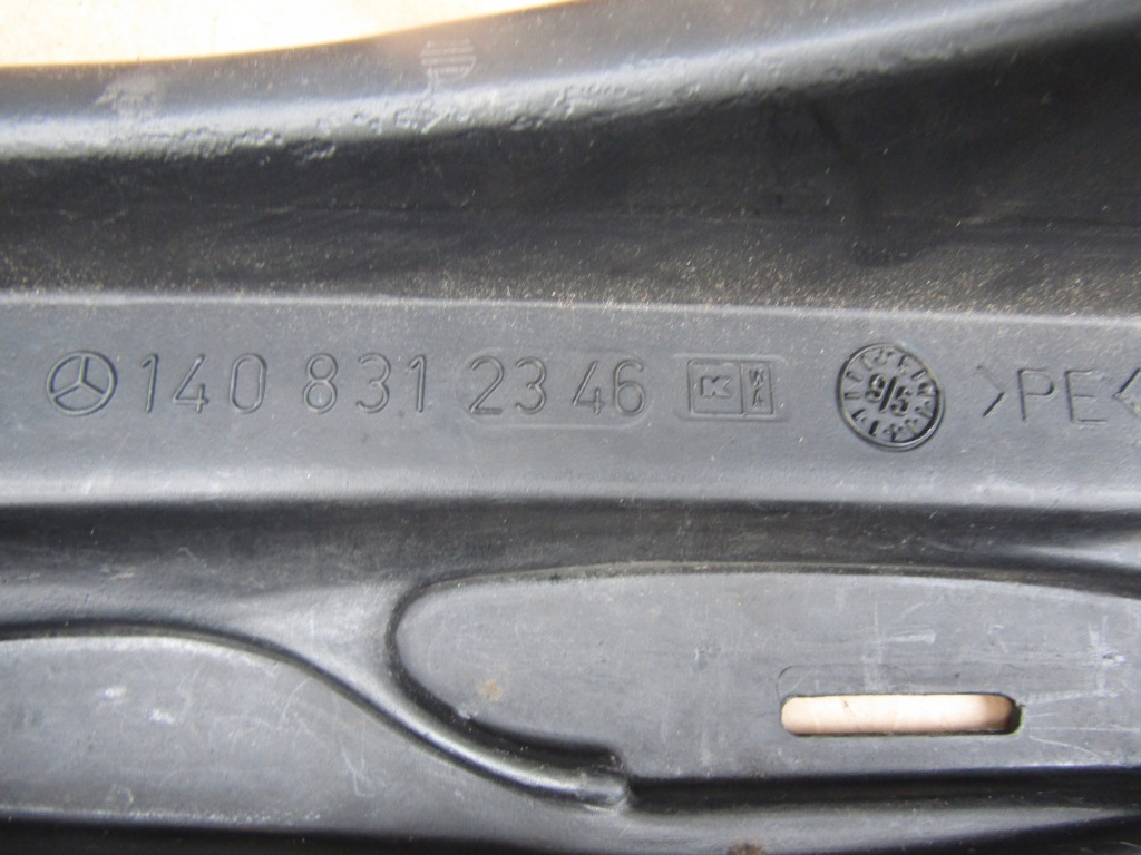 1 mercedes w140 труба шланг воздушная отопления воздуховод w туннель Цена