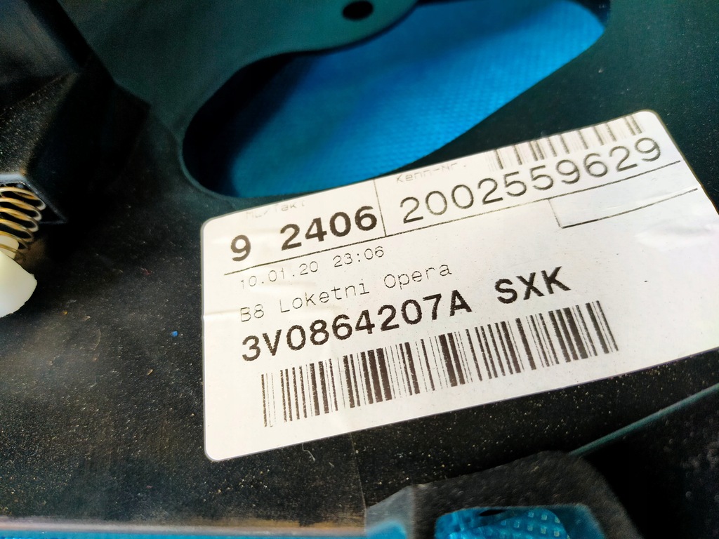 фото №11, Skoda superb 3 iii fl 2.0fsi 200kw 2020r підлокітник 3v0864207a