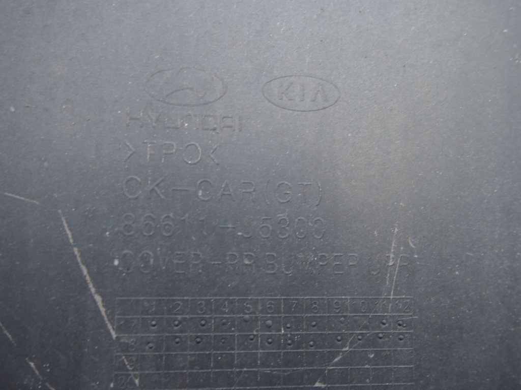 Kia stinger gt pdc 17r бампер задній задній 2017 Зі Шроту