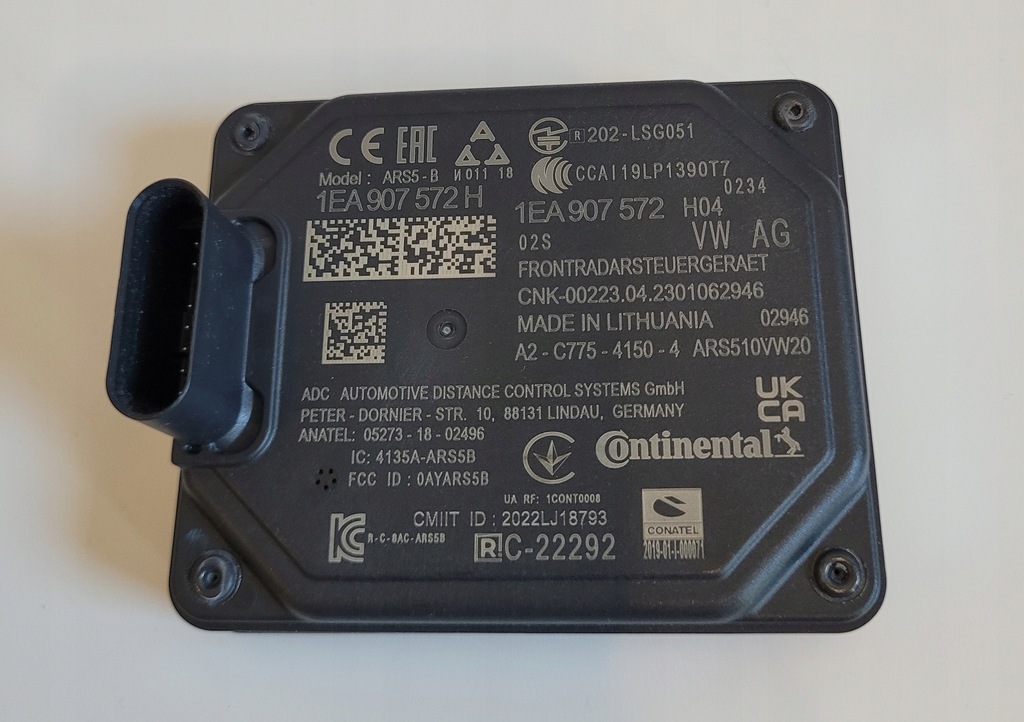 фото №1, Skoda vw id.3 id.4 id.5 радар датчик