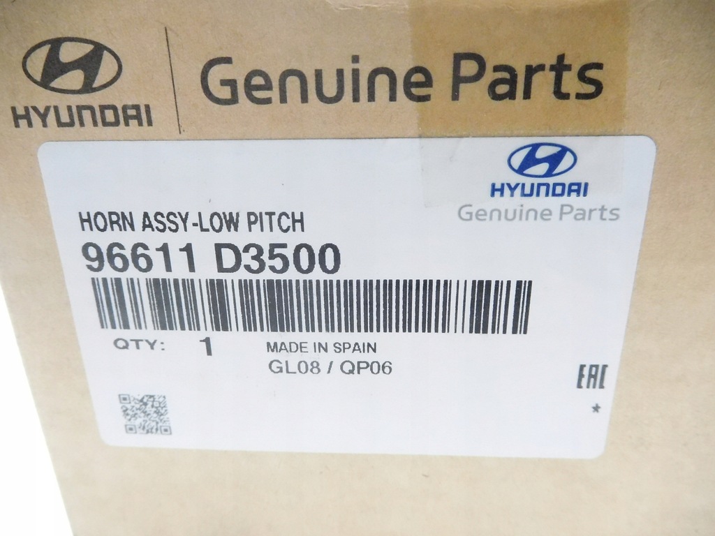 фото №7, Клаксон hyundai tucson оригинальный номер 96611 d3500