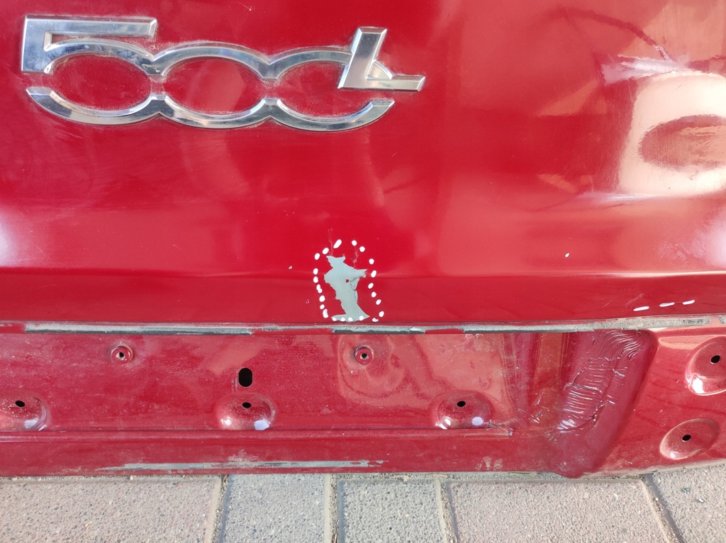 фото №11, Крышка багажника задняя задняя fiat 500l 500 l pozna