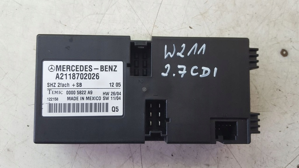 фото №1, Модуль сидіння mercedes w211