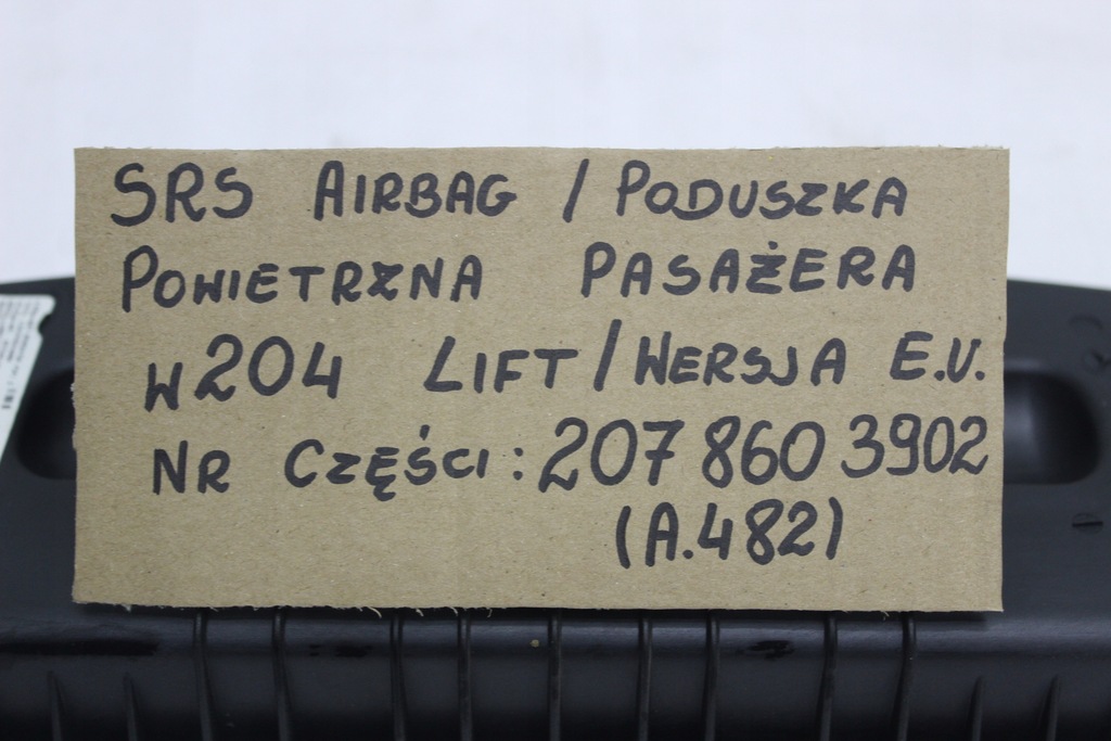 фото №16, Подушка безпеки подушка пасажира mercedes-benz оригінальний номер a2078603902