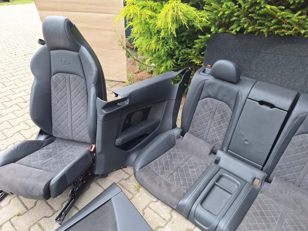 фото №9, Сидіння заднє сидіння комплект alcantara audi s5 a5 rs5 8w coupe 2018